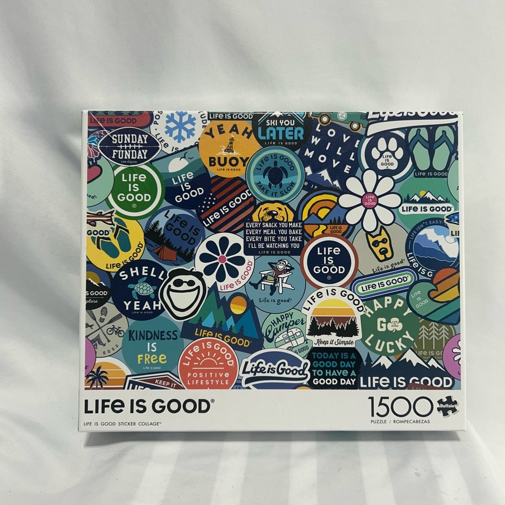 Life Is Good Vibrant Sticker Puzzle